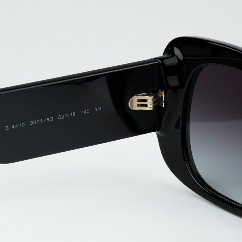 NEW Burberry BE4410 4038F2 Black Dark Grey Women Sunglasses BE 4410 - Picture 8 of 10